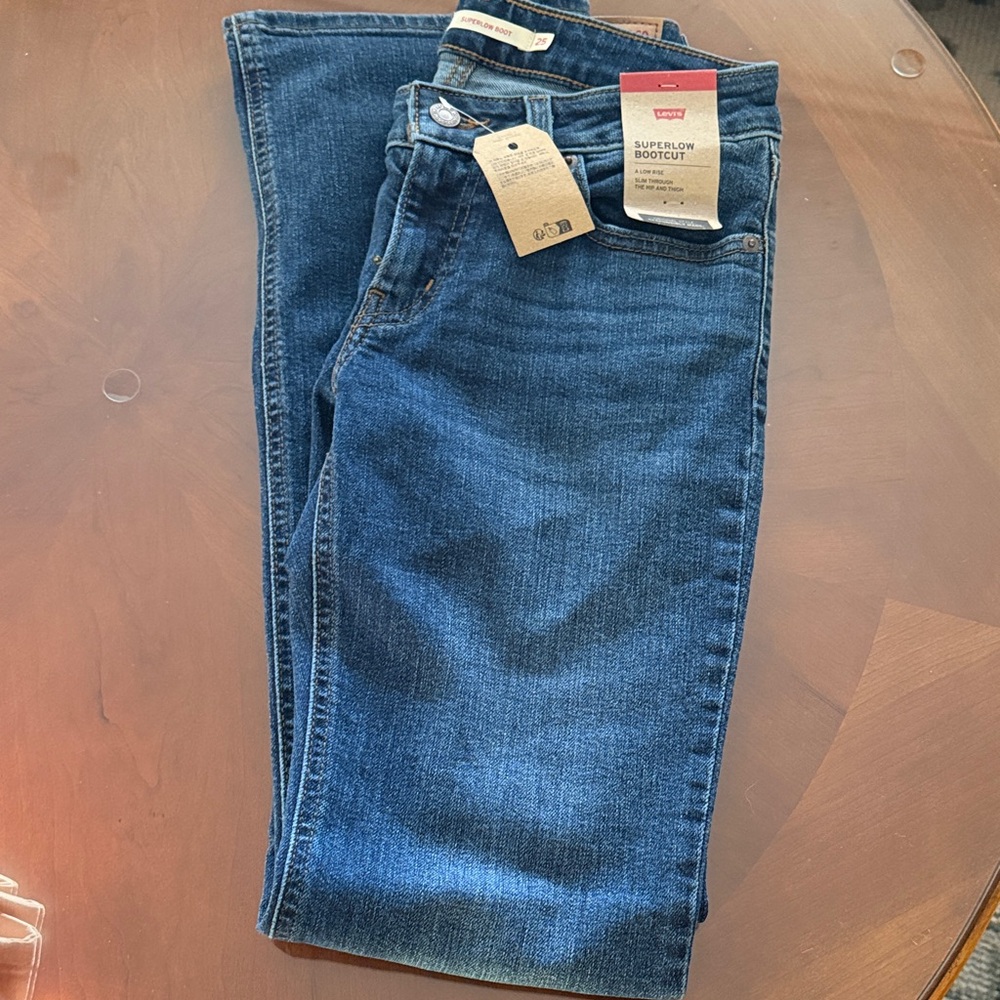 Levi's Dark Blue super low Bootcut women's Jeans